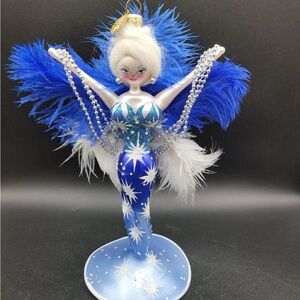 Vintage Star Sparkle Lady Diva Italian Radko Ornament EXTREMELY RARE
